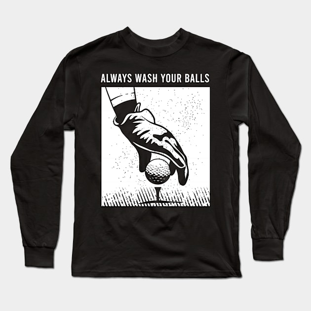 Funny Golf Clothing For A Golf Player Long Sleeve T-Shirt by AlleyField